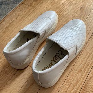 Sam Edelman Men's White Leather slip on, size 12